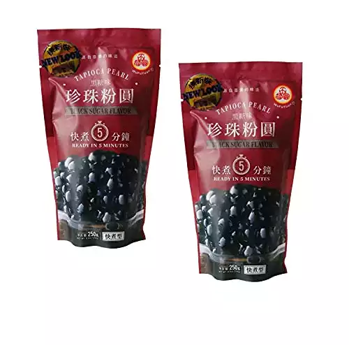 WuFuYuan - Tapioca Pearl Black 8.8 Oz / 250 G (Pack of 2)